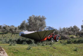 Şemsiyeli Zeytin Hasat Makinesi